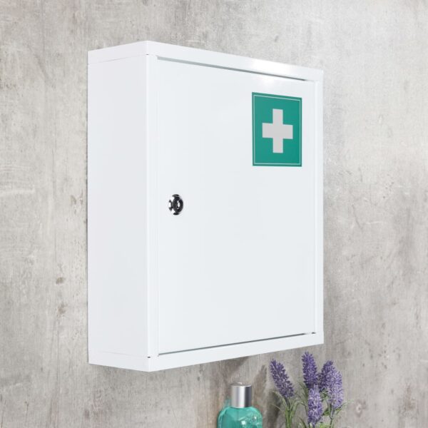 HI Medizinschrank 31,5 x 10 x 36 cm Stahl - Image 2