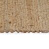 Handgewebter Teppich Jute  Natur - Image 4
