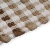 Handgewebtes Badematten-Set Jute Stoff Natur und Weiß - Image 4