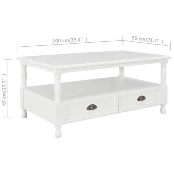 Couchtisch  100×55×45 cm Holz - Image 8