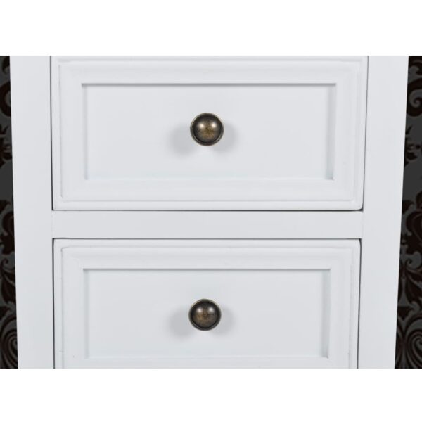 Nachtschränke 2 Stk. mit 2 Schubladen MDF - Image 6