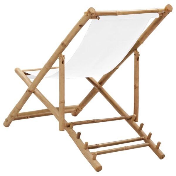 Liegestuhl Bambus und Canvas - Image 4