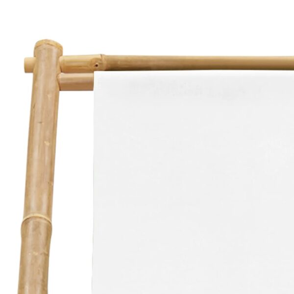 Liegestuhl Bambus und Canvas - Image 7