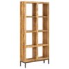 Bücherregal 80x25x175 cm Massivholz Mango - Image 11