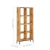Bücherregal 80x25x175 cm Massivholz Mango - Image 7