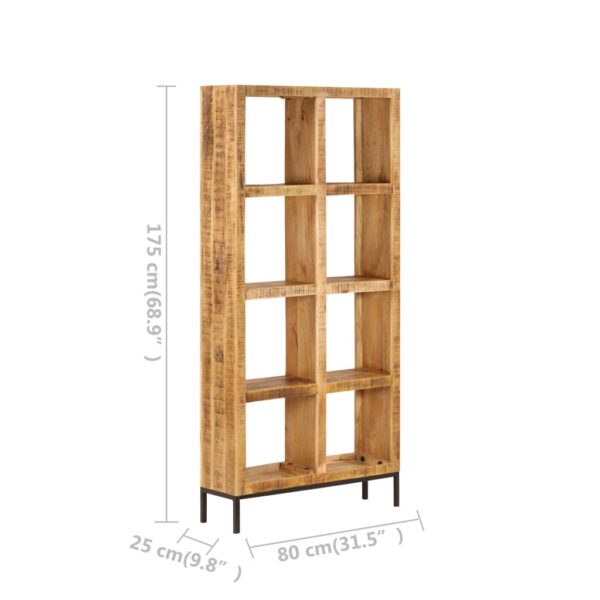 Bücherregal 80x25x175 cm Massivholz Mango - Image 7