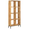 Bücherregal 80x25x175 cm Massivholz Mango - Image 9