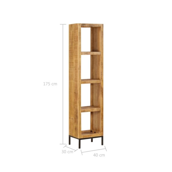 Bücherregal 40x30x175 cm Massivholz Mango - Image 8