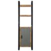 Bücherregal 50x30x170 cm Massivholz Mango - Image 2