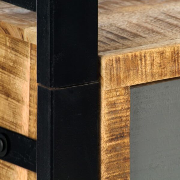 Bücherregal 50x30x170 cm Massivholz Mango - Image 6