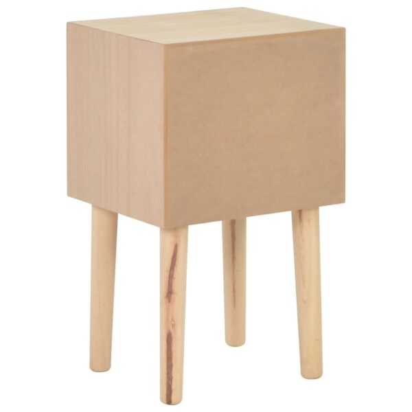 Nachttisch mit 2 Schubladen 30x25x49,5 cm Massivholz Kiefer - Image 5