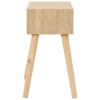 Nachttisch mit Schublade 44x30x58,5 cm Massivholz Kiefer - Image 3