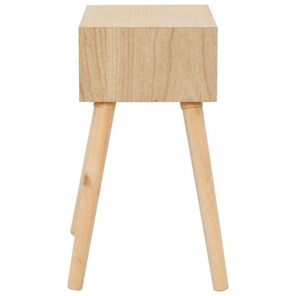 Nachttisch mit Schublade 44x30x58,5 cm Massivholz Kiefer - Image 3
