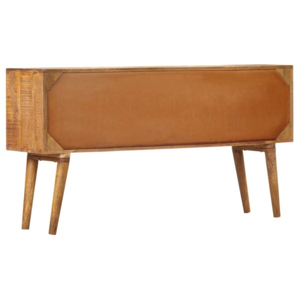 Sideboard mit Druckmustern 130x30x70 cm Massivholz Mango - Image 4