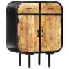 Sideboard 60×30×75 cm Massivholz Mango und Eisen - Image 12