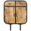 Sideboard 60×30×75 cm Massivholz Mango und Eisen - Image 6