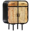 Sideboard 60×30×75 cm Massivholz Mango und Eisen - Image 9