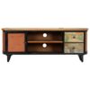 TV-Schrank 120x30x45 cm Altholz Massiv - Image 2