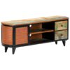 TV-Schrank 120x30x45 cm Altholz Massiv - Image 11
