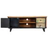 TV-Schrank 120x30x45 cm Altholz Massiv - Image 4