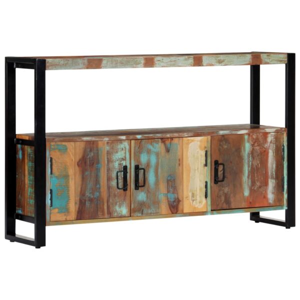 Sideboard 120x30x75 cm Altholz Massiv - Image 8