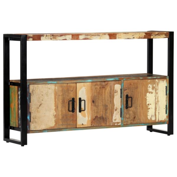 Sideboard 120x30x75 cm Altholz Massiv - Image 9