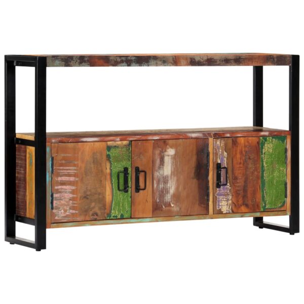 Sideboard 120x30x75 cm Altholz Massiv - Image 10