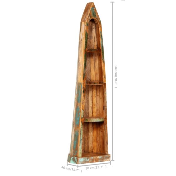 Bücherregal 50x40x180 cm Altholz Massiv - Image 8