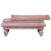 Couchtisch  90 x 50 x 40 cm Massivholz Mahagoni - Image 6