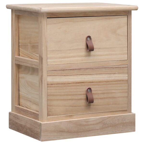 Nachttische 2 Stk. 38×28×45 cm Paulownia-Holz - Image 2