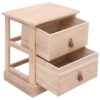 Nachttische 2 Stk. 38×28×45 cm Paulownia-Holz - Image 3