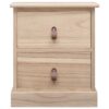 Nachttische 2 Stk. 38×28×45 cm Paulownia-Holz - Image 4