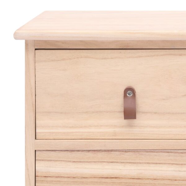 Nachttische 2 Stk. 38×28×45 cm Paulownia-Holz - Image 5