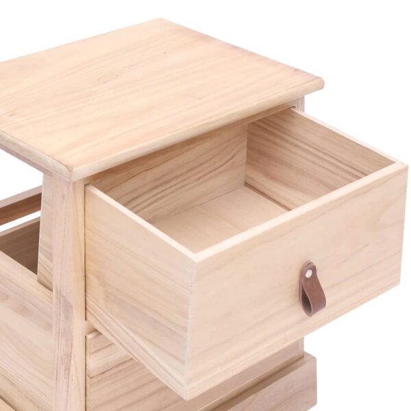 Nachttische 2 Stk. 38×28×45 cm Paulownia-Holz - Image 6