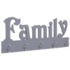 Wandgarderobe FAMILY  74 x 29,5 cm