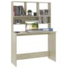 Schreibtisch mit Regalen Sonoma-Eiche 110x45x157 cm - Image 3