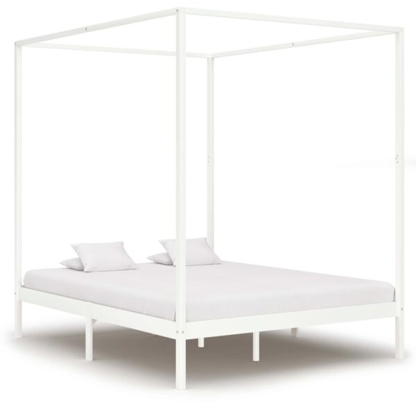 Himmelbett-Gestell  Massivholz Kiefer