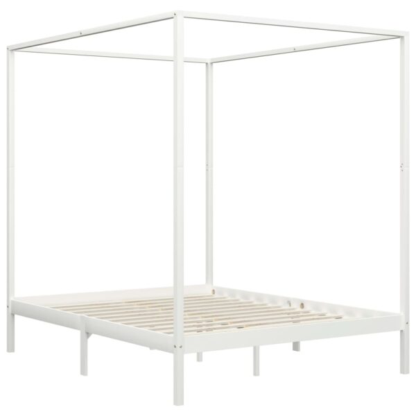Himmelbett-Gestell  Massivholz Kiefer - Image 2