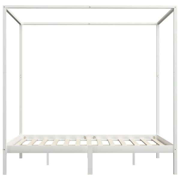 Himmelbett-Gestell  Massivholz Kiefer - Image 4