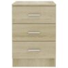 Nachttisch Sonoma Eiche 38x35x56 cm Holzwerkstoff - Image 4