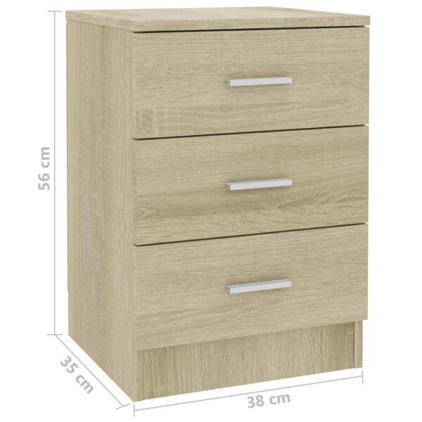 Nachttisch Sonoma Eiche 38x35x56 cm Holzwerkstoff - Image 6
