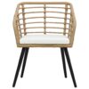 3-tlg. Bistro-Set Poly Rattan Eiche - Image 3