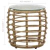 3-tlg. Bistro-Set Poly Rattan Eiche - Image 8