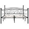 Bettgestell mit Lattenrost  Metall 140 × 200 cm - Image 3