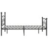 Bettgestell mit Lattenrost  Metall 140 × 200 cm - Image 4