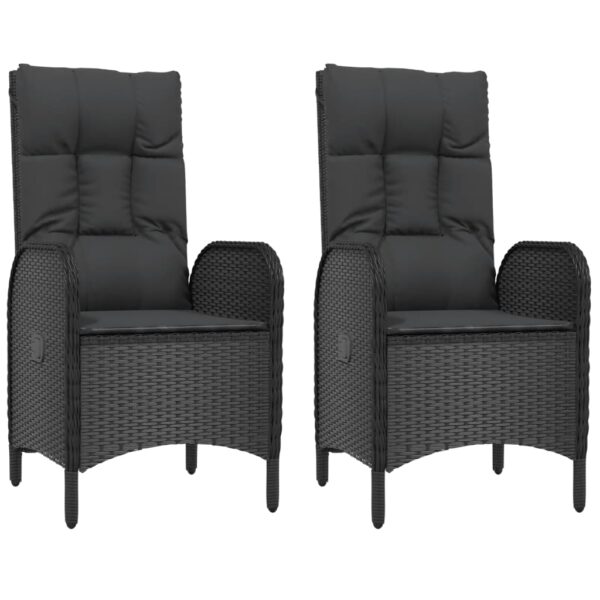 Gartenstühle 2 Stk. Poly Rattan - Image 2