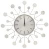 Wanduhr Silbern 40 cm Metall - Image 2
