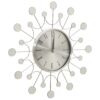 Wanduhr Silbern 40 cm Metall - Image 3