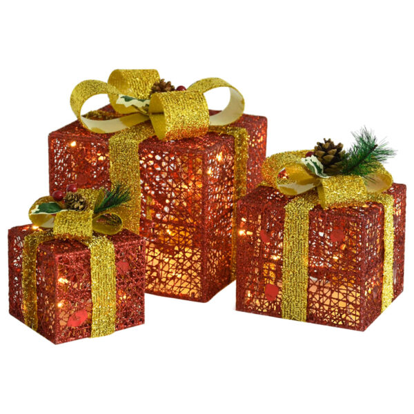 Geschenkboxen Deko-Set 3 Stk.  Outdoor Indoor - Image 2