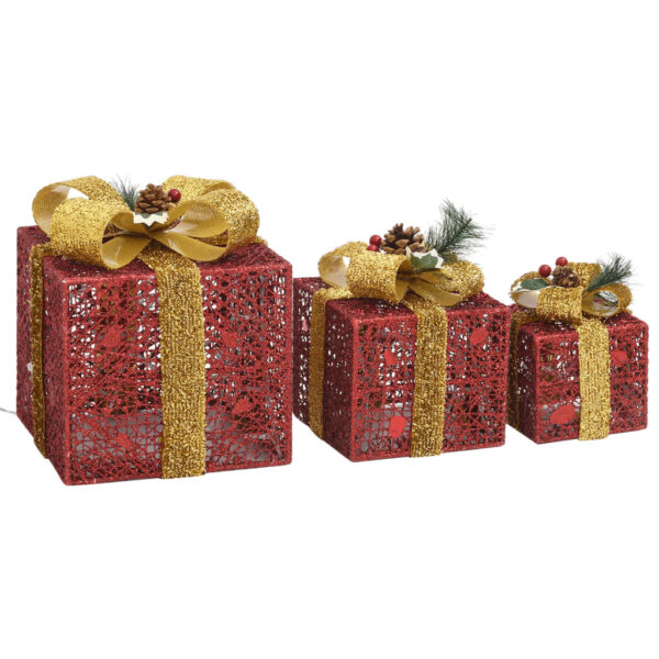 Geschenkboxen Deko-Set 3 Stk.  Outdoor Indoor - Image 5